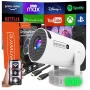 ZENWIRE K400 Mini Projector Android WiFi Full HD Bluetooth with Battery