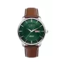 Zeppelin Atlantic 84664 Automatic Watch, 40 mm, Black Dial, Brown Leather Strap