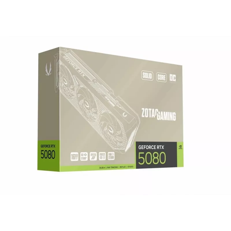 ZOTAC GAMING GeForce RTX 5080 SOLID Core OC 20th Anniversary Edition Graphics Card