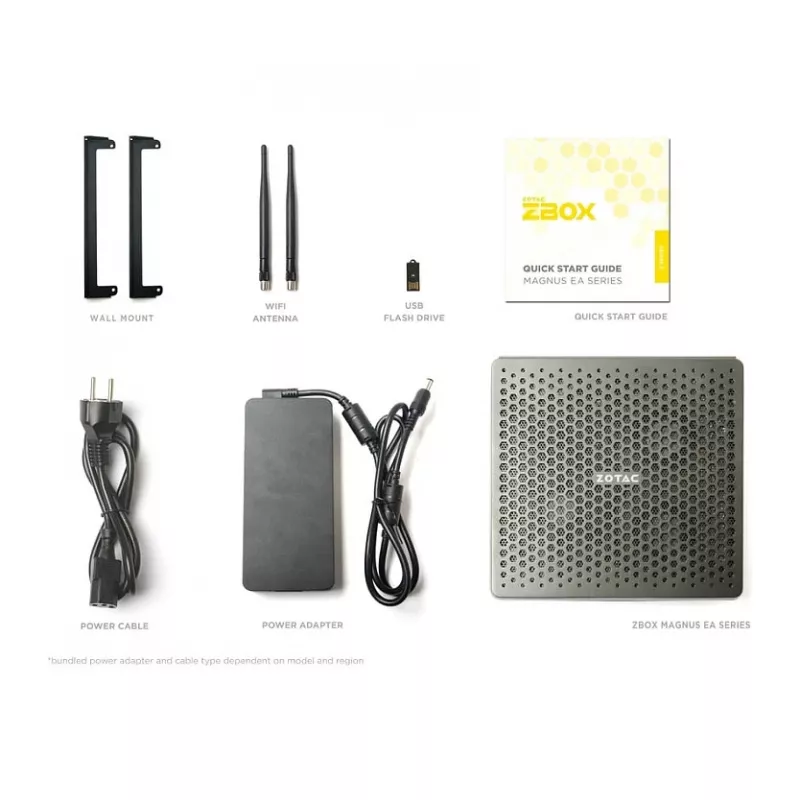 ZOTAC ZBOX MAGNUS EAMAX395C-BE Mini PC Barebone, AMD Ryzen AI MAX+ 395, 128GB LPDDR5X, No Storage/OS, Black