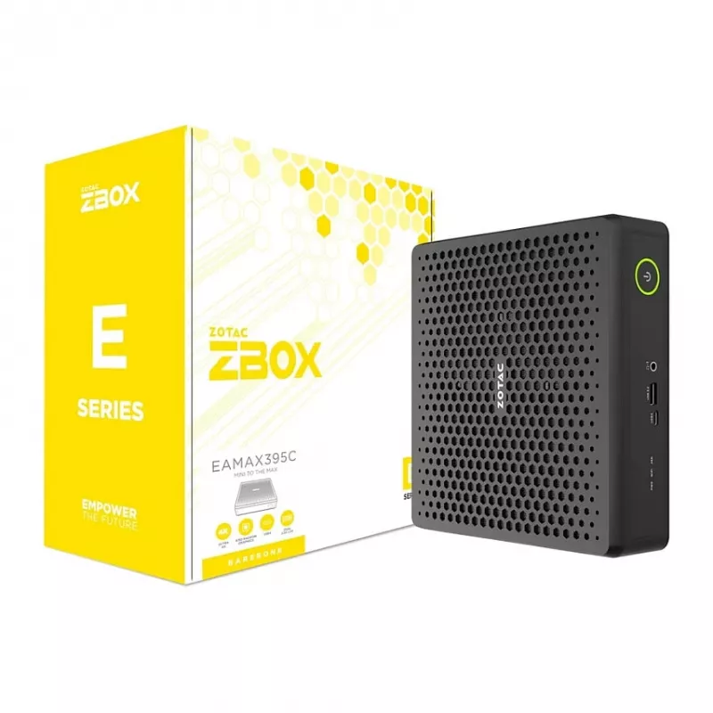ZOTAC ZBOX MAGNUS EAMAX395C-BE Mini PC Barebone, AMD Ryzen AI MAX+ 395, 128GB LPDDR5X, No Storage/OS, Black