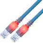 ZVK GMBH Easylan DualBoot LED Cat.6 S/FTP Patch Cable, RJ45, LSOH, Blue, 25 m CS1OBCDCD0250