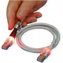 ZVK GmbH EasyLan DualBoot LED Patch Cable RJ-45 Male to RJ-45 Male 50 cm SFTP CAT 6 Blue CS1OBCDCD0005