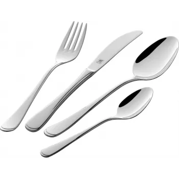 ZWILLING NOTTINGHAM 68-Piece Stainless Steel Flatware Set, High-Gloss Polished, Dishwasher Safe