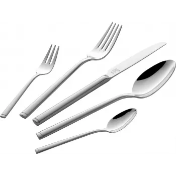 ZWILLING SENSES 68-Piece Stainless Steel Flatware Set, Polished, Dishwasher Safe