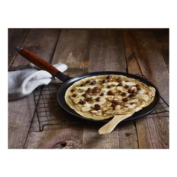 ZWILLING STAUB Cast Iron Frying Pan with Wooden Handle 40509-525-0 - 28 cm