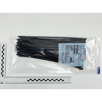 HellermannTyton T50I 111-05256 Cable Ties, 305 × 4.6 mm, Black, 100 pcs