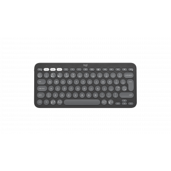 Logitech Pebble Keys 2 K380s Bluetooth Keyboard, UK QWERTY, Tonal Graphite (920-011843)