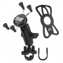 RAM Mounts X-Grip Phone Mount with Handlebar U-Bolt Base (RAM-B-149Z-UN7)