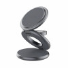 FIXED MagPowerstation Round FIXMPOS-RO-GR 3-in-1 Wireless Charger, Grey