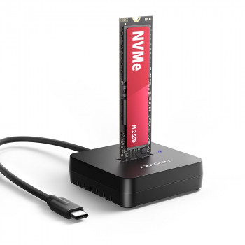 AXAGON ADSA-M2C11L M.2 NVMe SSD Dock, USB-C 10Gbps