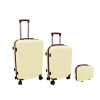 ORDINETT 3-Piece Luggage Set, 60 L + 43 L + 15 L, White