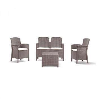 BICA Garden Furniture Set Lido 2 Storage Beige