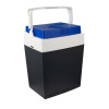 GIOSTYLE Brio 30 Electric Cool Box 12/230V 30L Thermoelectric Cooler Dark Gray with Red/Blue Accents