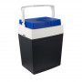 GIOSTYLE Brio 30 Electric Cool Box 12/230V 30L Thermoelectric Cooler Dark Gray with Red/Blue Accents