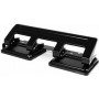 PAVO 4-Hole Punch, 20 Sheet Capacity, Black Metal, 80 mm Hole Spacing, Handle Lock 8036554