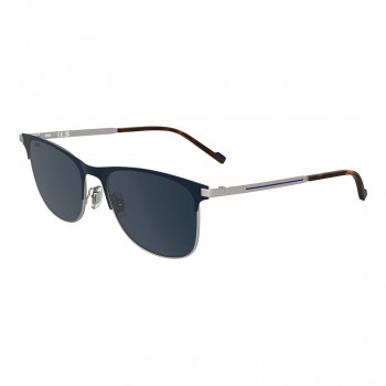 ZEISS Men's ZS25163S-403 Square Sunglasses, Black Frame, Grey Polarized Lenses, 55-18-145