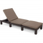 KETER Daytona Deluxe brown sun lounger