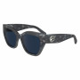 Longchamp LO741S-406 Women's Sunglasses, Havana Frame, Brown Gradient Lens, 55mm