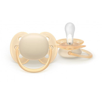 Philips Avent Ultra Soft Pacifier 0-6 Months, 2-Pack, Neutral