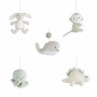 Baby's Only Musical Mobile, Animals, 0+, Laurel Green/Warm Linen