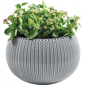 KETER Flowerpot Cozy M With Hanging Set light grey