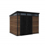 KETER Garden shed Deco Pent 9x7 walnut