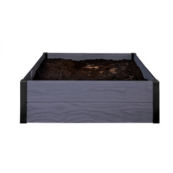 KETER Edging for square flower bed Maple Square 106x106x32cm grey