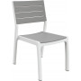 KETER Garden chair Harmony white/light grey