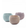 KETER Flower pot set Cozies Trio purple/beige/light blue