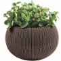 KETER Flowerpot Cozy M With Hanging Set brown