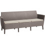KETER Salemo 3 Seater Sofa beige