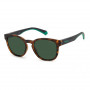Polaroid Unisex Rectangular Sunglasses PLD2129S2M6 Polarized Grey Lens Black Frame 52-20-140