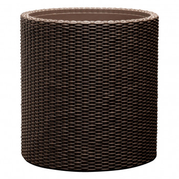 KETER Flowerpot Large Cylinder Planter brown