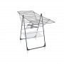 LEIFHEIT Classic 250 Flex Black Folding Clothes Drying Rack, 25 m