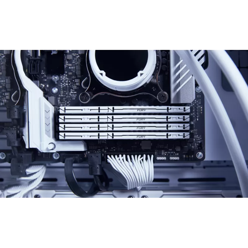 Kingston Technology FURY Beast 32GB 5600MT/s DDR5 CL40 DIMM White XMP