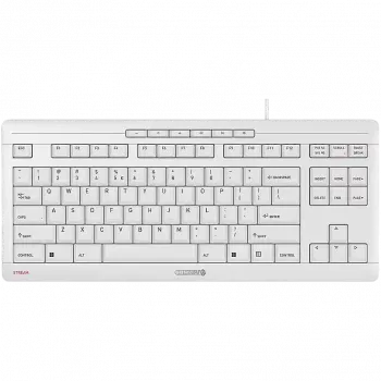 CHERRY STREAM TKL keyboard Universal USB AZERTY French White