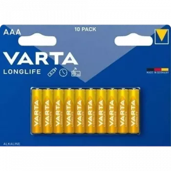 Alkaline AAA Batteries Varta LONGLIFE Power — Pack of 10 (model 4903121761)