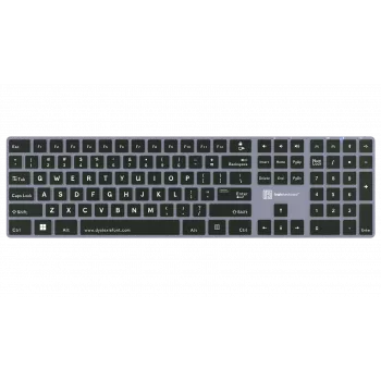 Keyboard LogicKeyboard ALBA UK Mac — Dyslexie layout LKB-DYSLEX-CWMU-UK, UK ISO Mac keyset