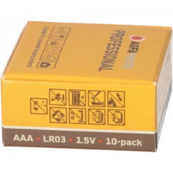 AgfaPhoto Professional Micro (AAA)-Battery Alkali-Mangan 1.5 V 10 pc(s) (110-853482)