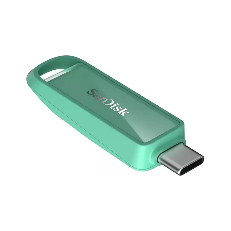 SANDISK iXpand Phone Drive with USB-C, Seafoam Green, 256GB