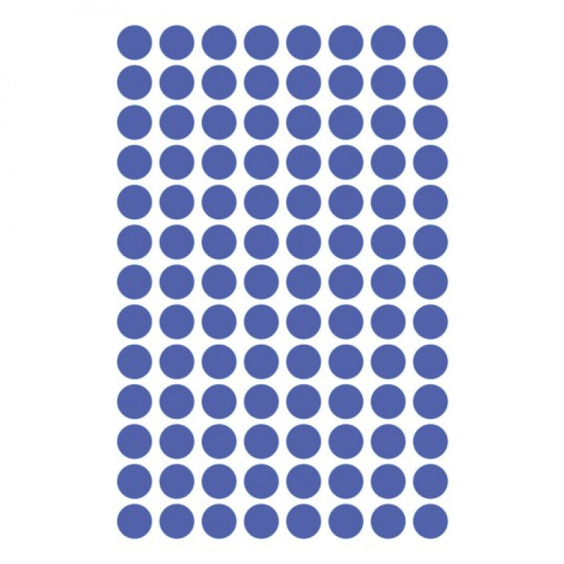 Avery Zweckform 3591 – removable marking dots, Ø 8 mm, blue, 416 pcs.