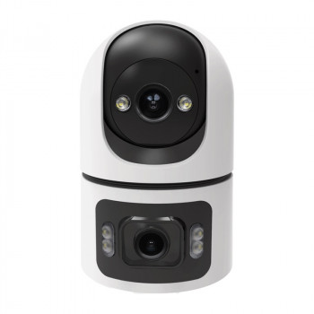 MOES WCM-Q09 Dual-Lens Indoor Wi-Fi Camera, USB Power