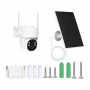 MOES WCM-J10-S Solar Outdoor Wi-Fi PTZ Camera with Panel