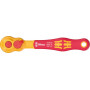 Wera 8007 A VDE Zyklop Insulated Ratchet, 1/4 inch, 144 mm, 05004866001