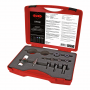 RUKO 109002 Screw-Hole Punch Set, 11 Pieces, 15.2–32 mm