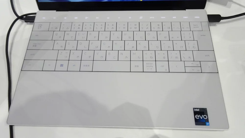 Modern gaming laptop with RGB keyboard