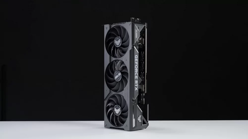 Triple fan gaming graphics card