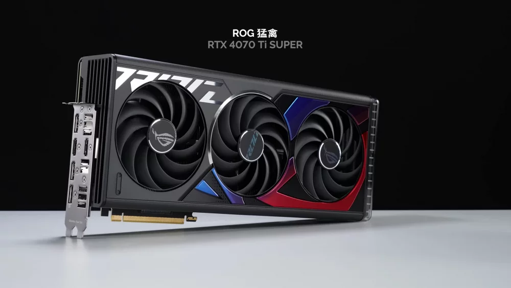 Triple fan gaming graphics card