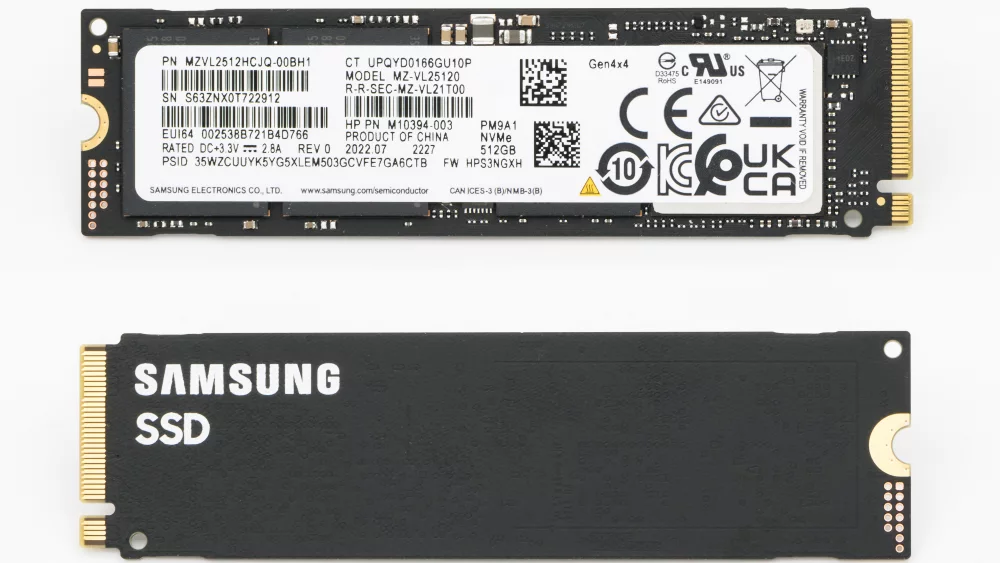 Samsung M.2 NVMe SSD